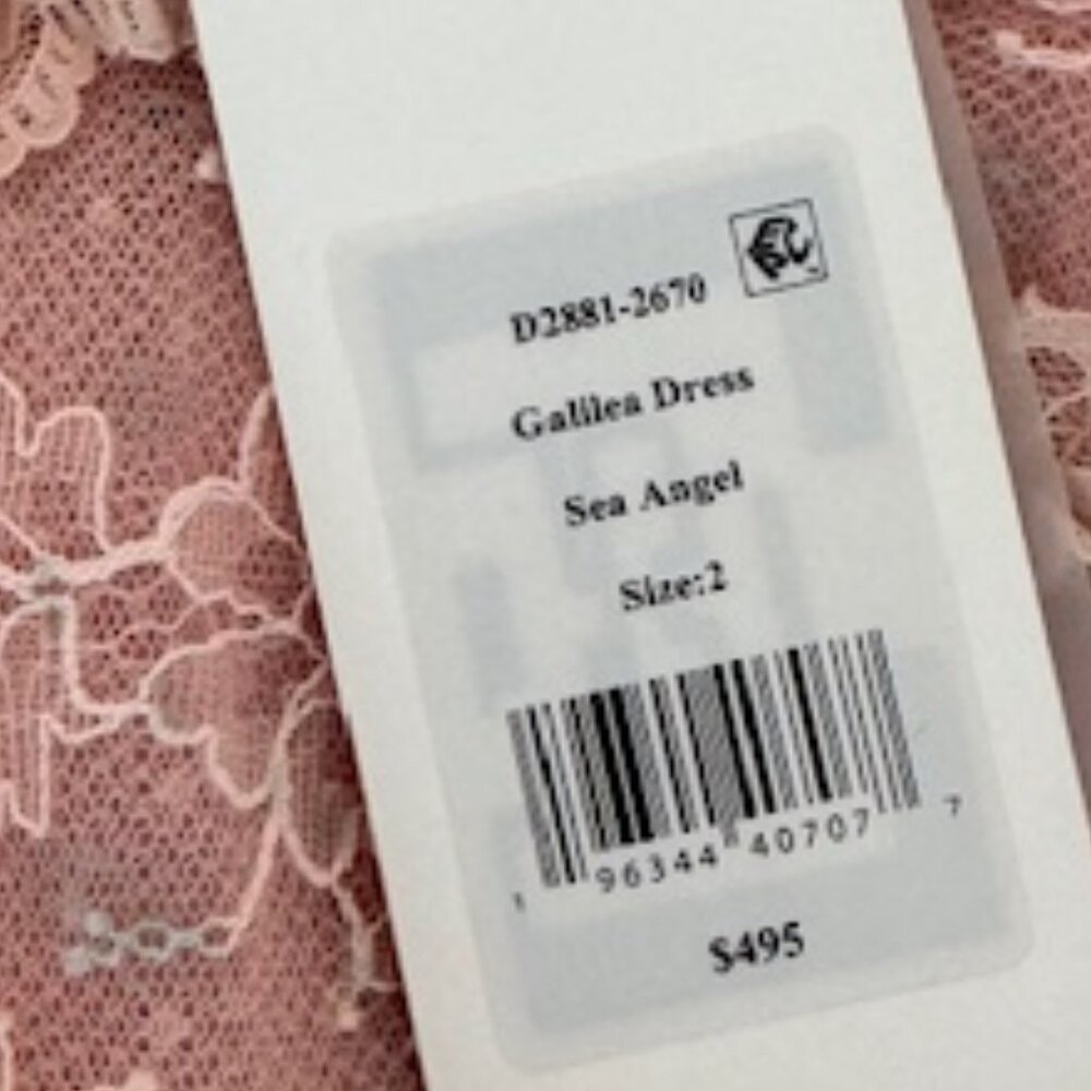 LoveShackFancy Galilea Chantilly Lace Mini Dress  $495.00 2 - Picture 4 of 11